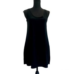 SYMPLI black Nu Ideal sleeveless Tunic tank top blouse Sz 6